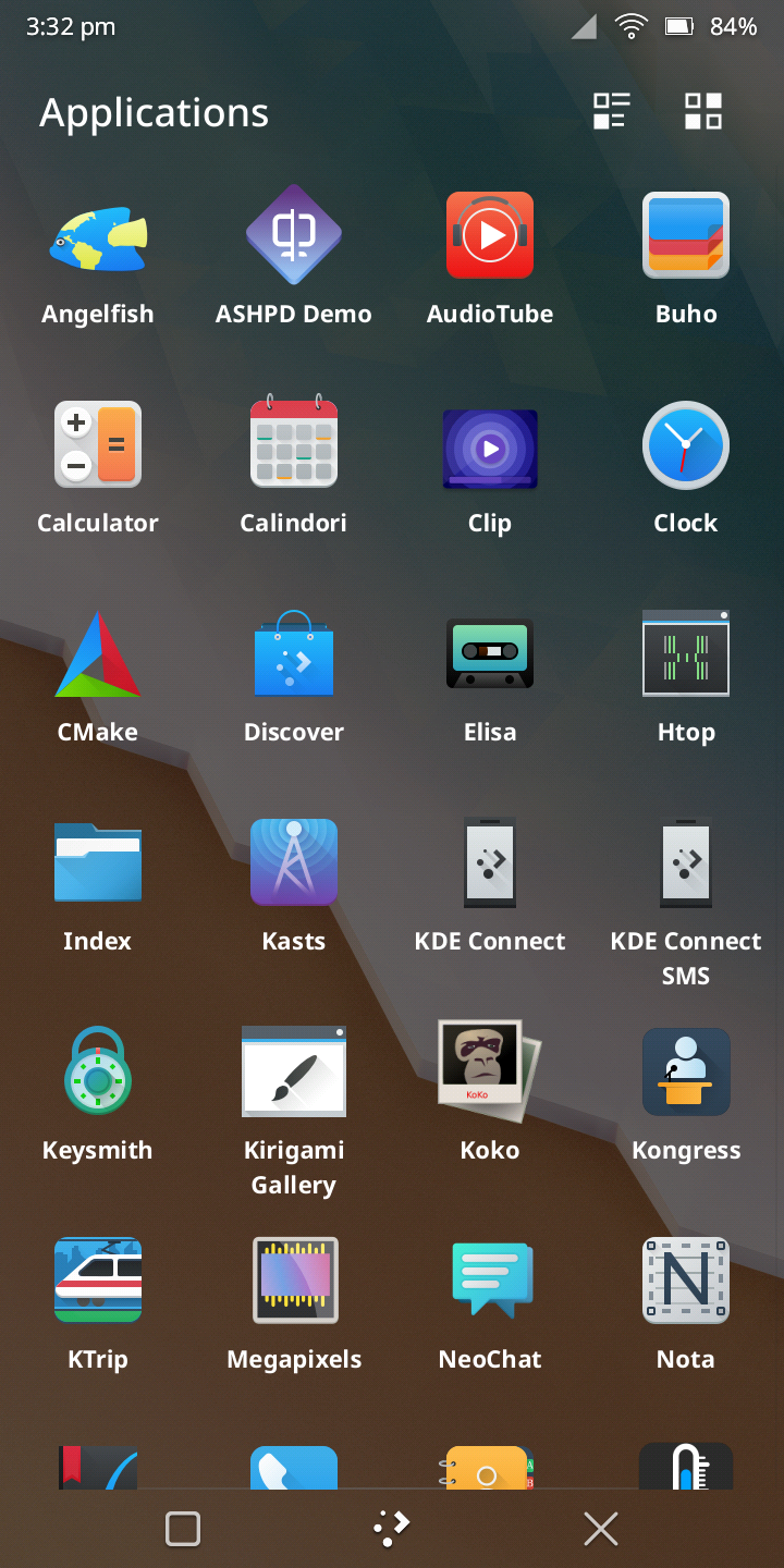 Доступна мобильная платформа KDE Plasma Mobile 22.04