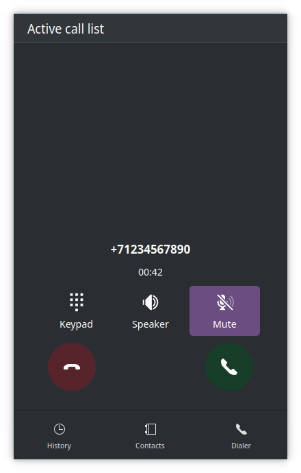 Dialer answer buttons