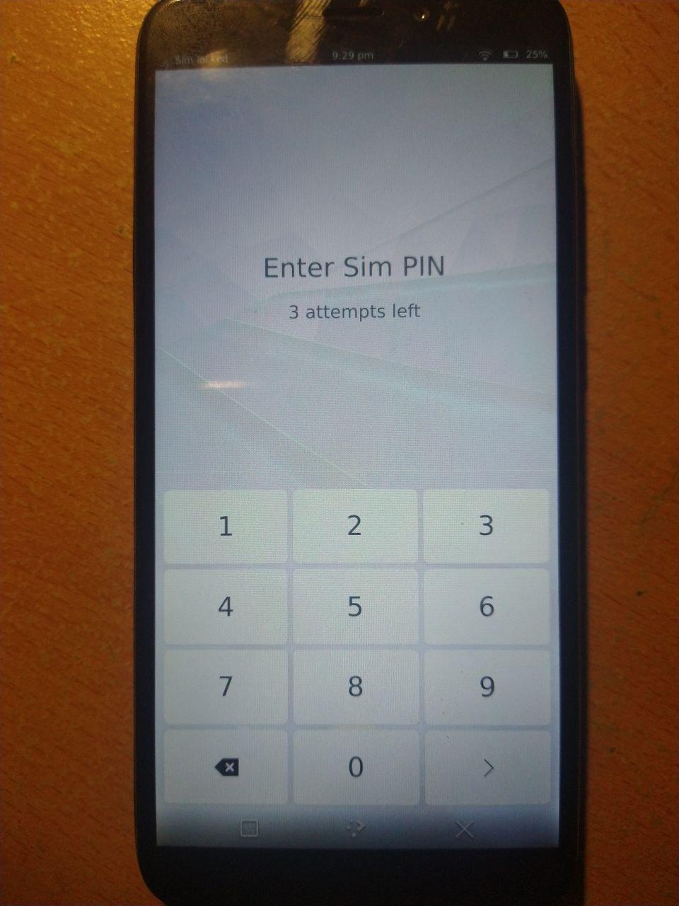 Plasma Mobile reworked SIM PIN screent