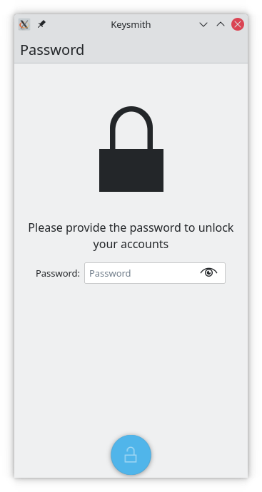 Unlock account
